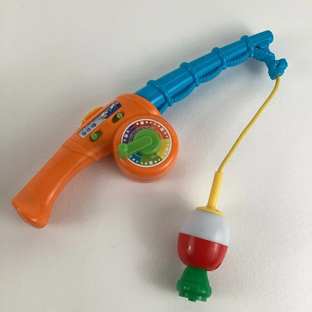 VTech Jiggle & Giggle Fishing Set Smart Pole Sea Creatures Learning Toy Bobber A